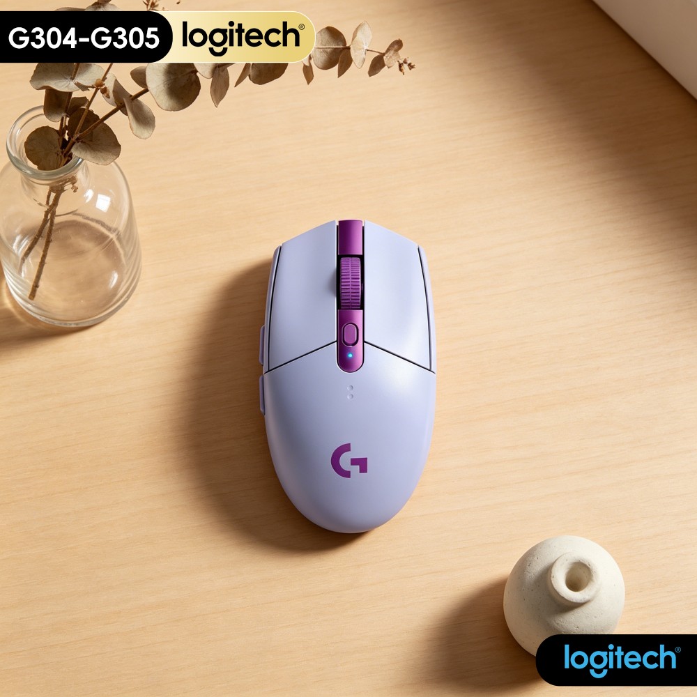 Pc Gaming Logitech - Bezprzewodowa mysz gamingowa Logitech G304, 12000