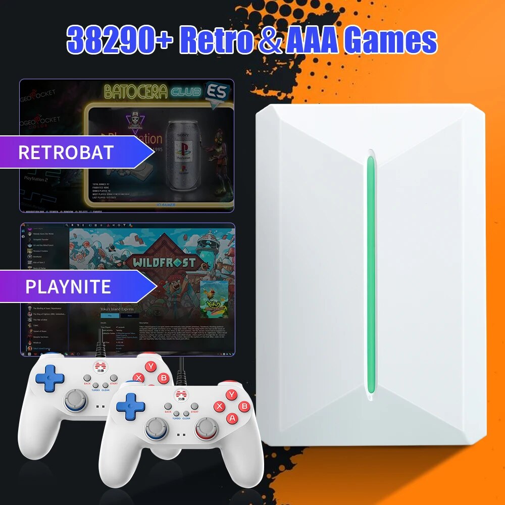 Pc Gaming Aaa - Retrobat&Playnite Gaming HDD Retro konsola do