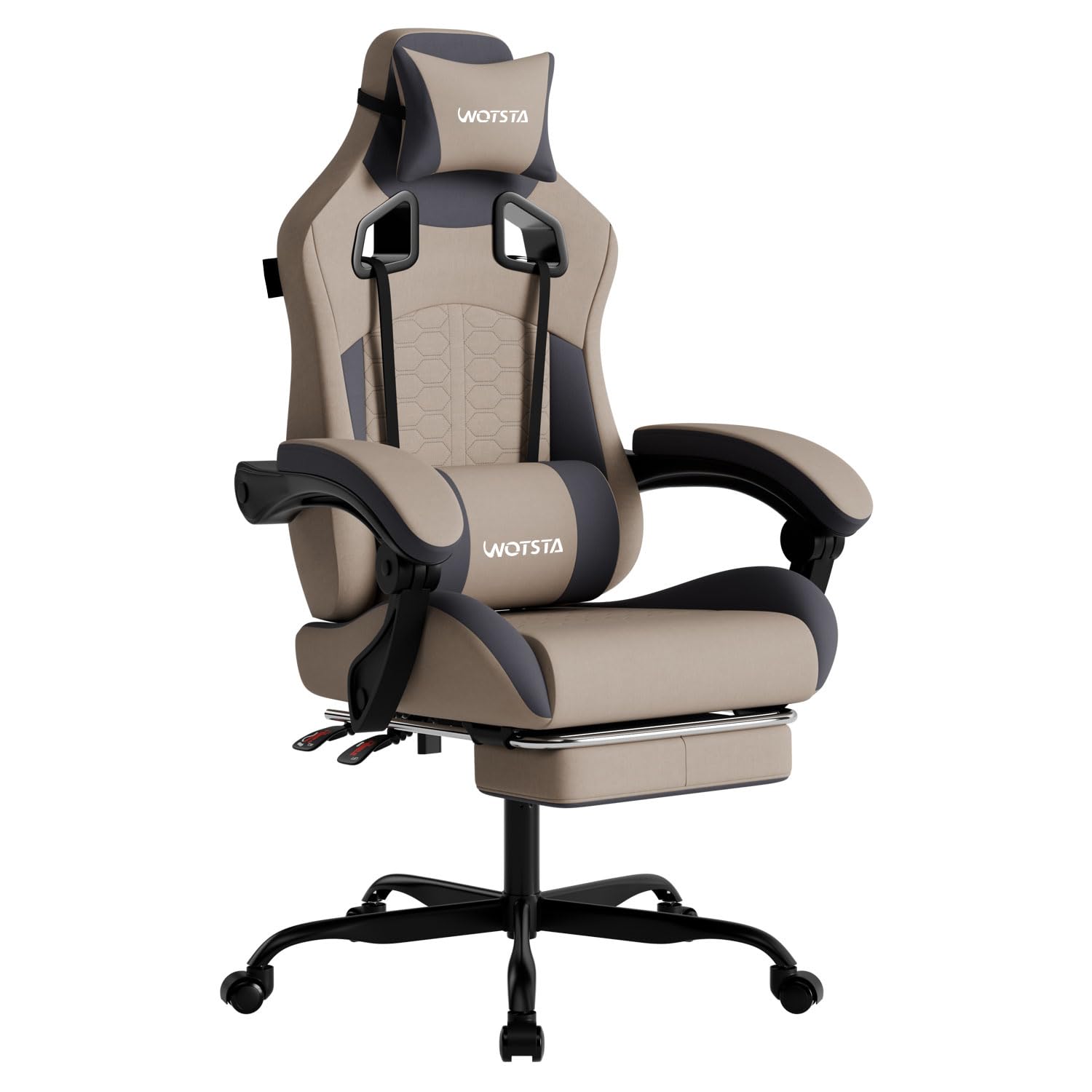Pc Gaming Chair - Krzesło gamingowe z funkcją masażu, ergonomiczne