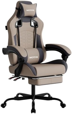Pc Gaming Chair - Krzesło gamingowe z masażem, ergonomiczne krzesło