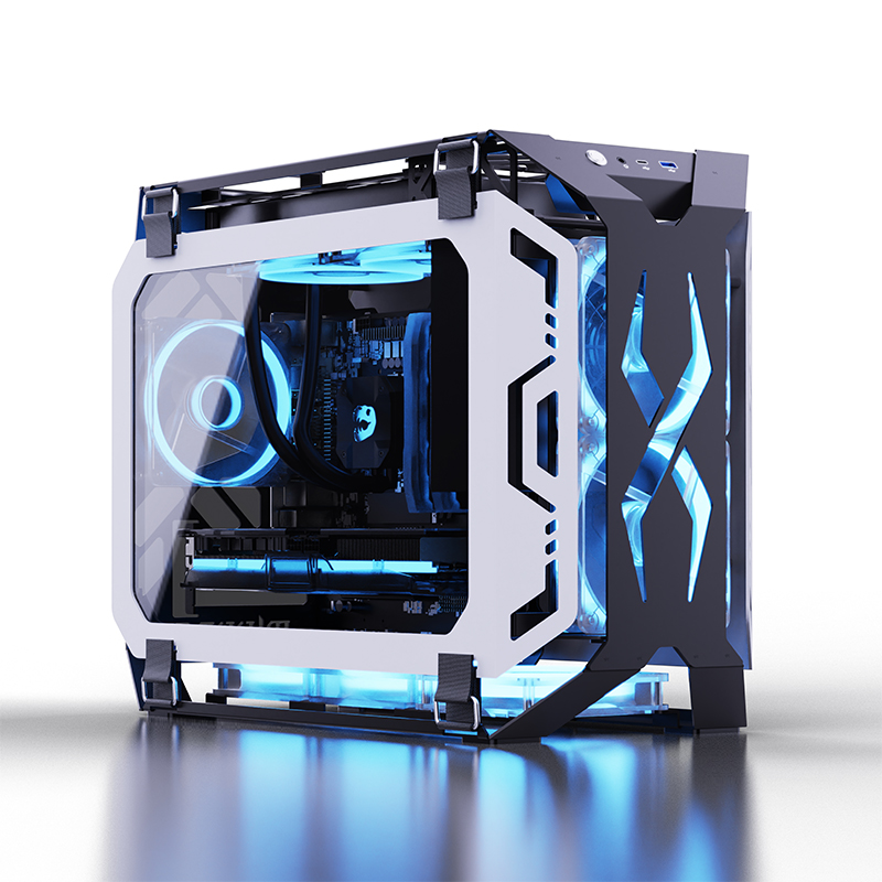 Pc Gaming Rgb - Obudowa komputerowa Lovingcool, nowy design, otwarty