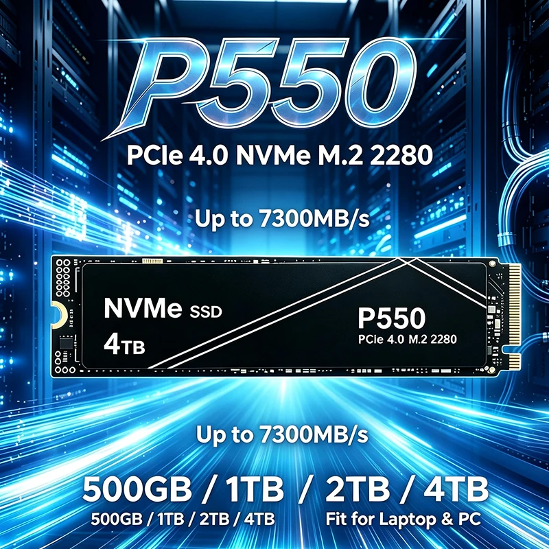 Pc Gaming News - Nowy dysk SSD P550 M.2 2280