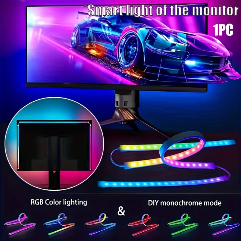 Pc Gaming Rgb - Taśma LED RGB do gier, podświetlenie