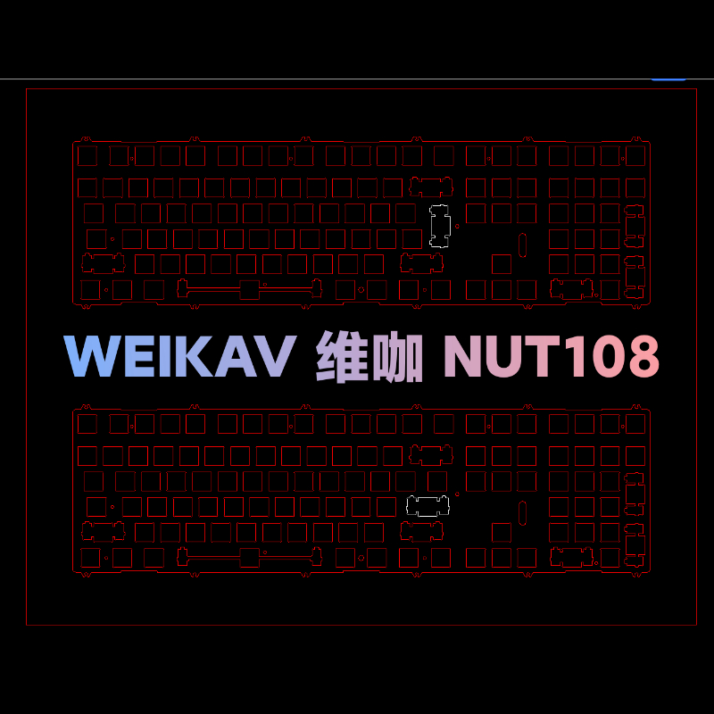 Gaming Pc Equipment - Płytka pozycjonująca do klawiatury mechanicznej WEIKAV
