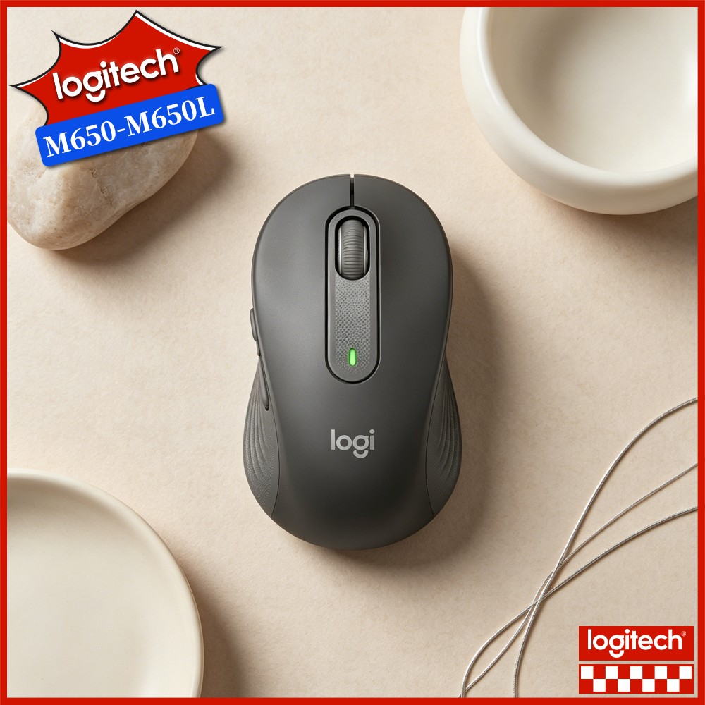 Pc Gaming Logitech - Logitech M650 Bezprzewodowa Ergonomiczna Mysz z