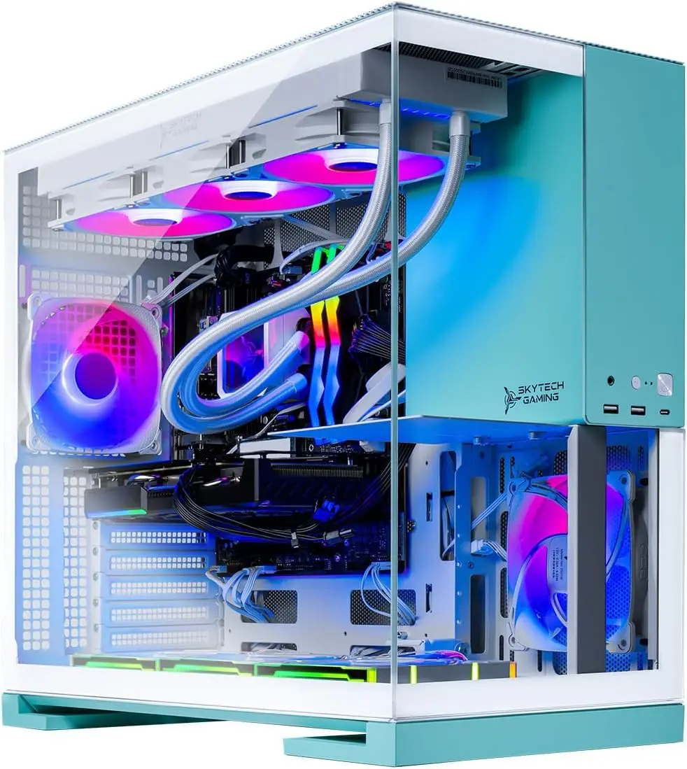 Pc Gaming Nvidia 5080 - Komputer stacjonarny Skytech Gaming Aqua, Ryzen