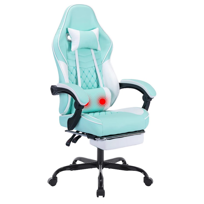 Pc Gaming Chair - Krzesło gamingowe z masażem, ergonomiczne krzesło