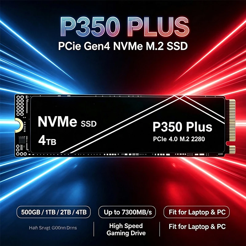 Pc Gaming News - Nowy dysk SSD P350 PLUS 1TB