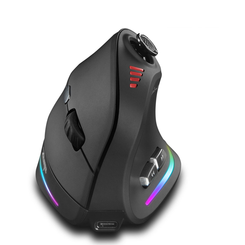 Pc Gaming Rgb - Bezprzewodowa pionowa mysz Jomaa RGB z