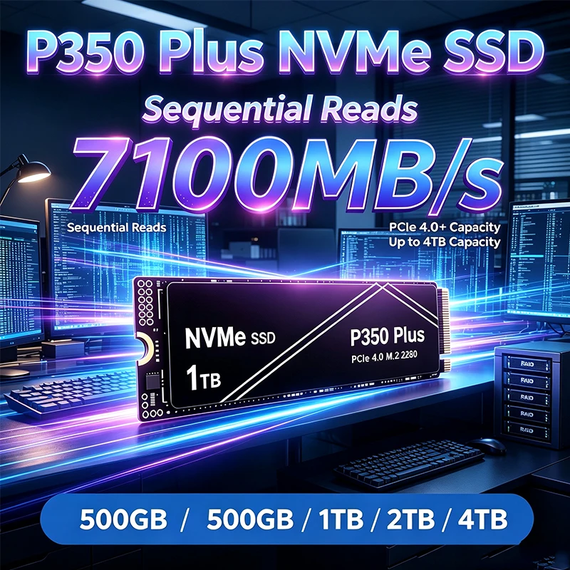 Pc Gaming News - Nowy dysk SSD P350 PLUS 1TB