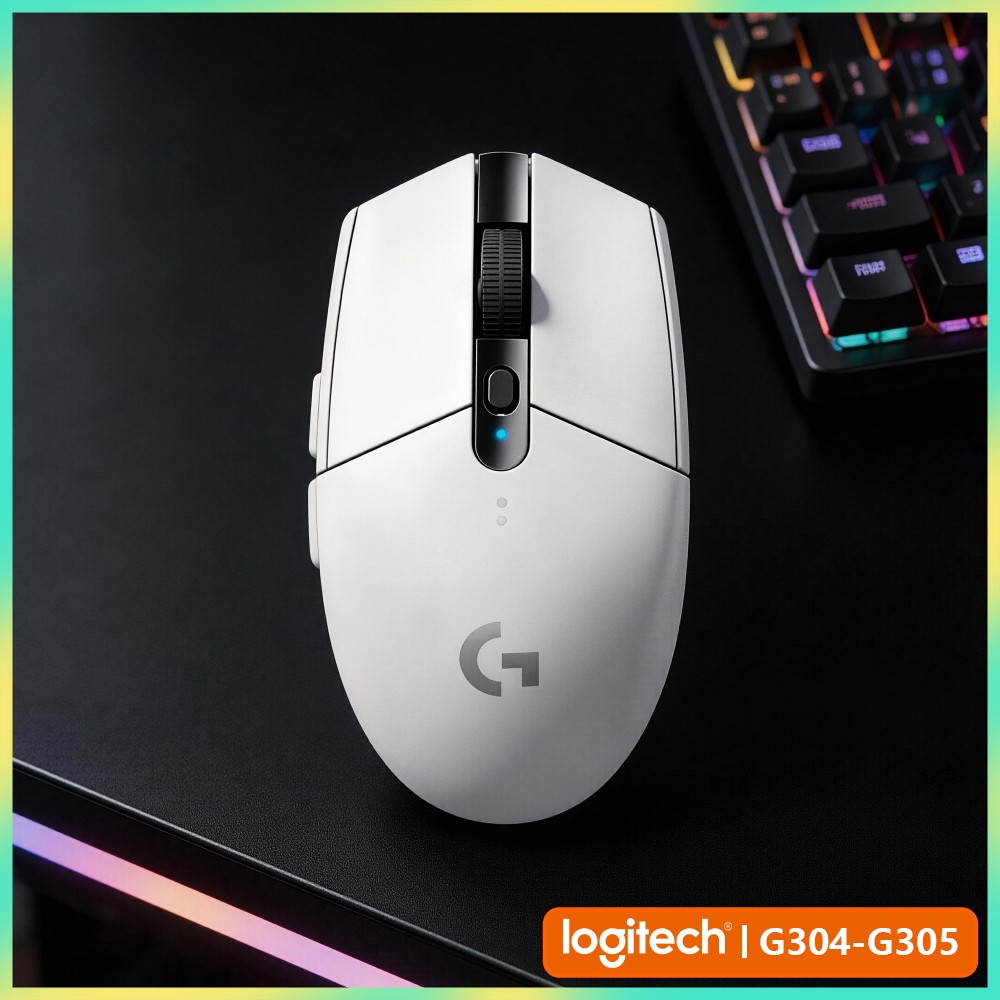 Pc Gaming Logitech - Mysz gamingowa Logitech G305 LIGHTSPEED Wireless,