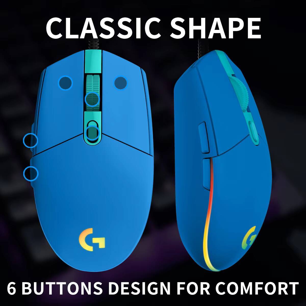 Mysz gamingowa Logitech G203 L – Pc Gaming Logitech recenzja i cena