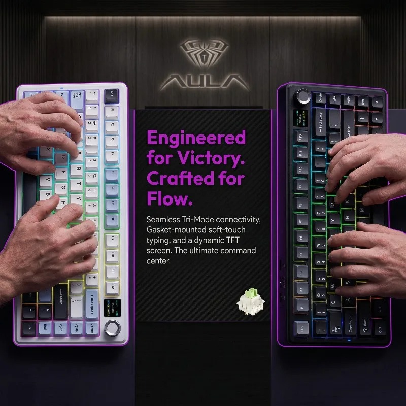 Klawiatura mechaniczna AULA F7 – Pc Gaming Rgb recenzja i cena