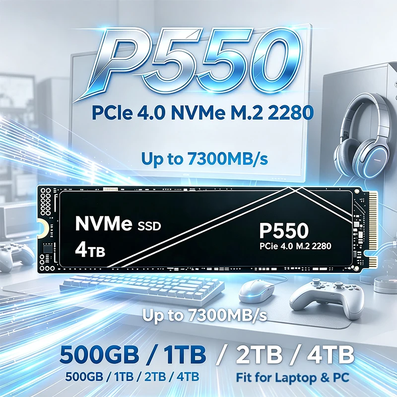 Nowy dysk SSD P550 1TB/2TB/4TB – Pc Gaming News recenzja i cena