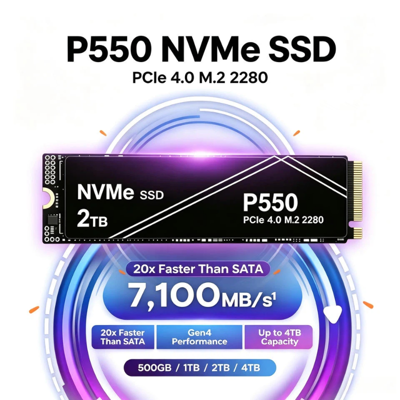 Nowy dysk SSD P550 1TB/2TB/4TB – Pc Gaming News recenzja i cena