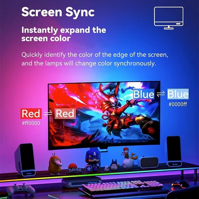 Taśma LED RGB do gier, podświe – Pc Gaming Rgb recenzja i cena
