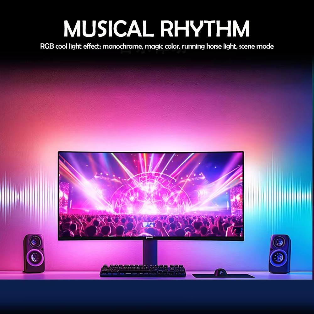 Taśma LED RGB do gier, podświe – Pc Gaming Rgb recenzja i cena