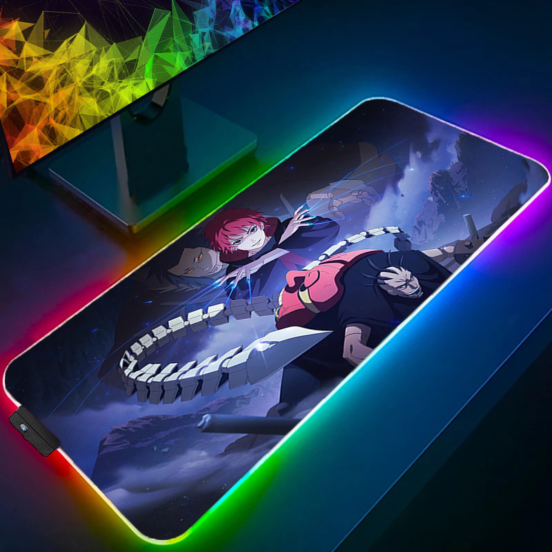 Duża podkładka pod mysz RGB Na – Pc Gaming Naruto recenzja i cena