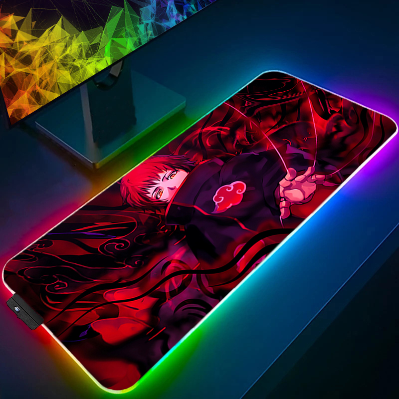 Duża podkładka pod mysz RGB Na – Pc Gaming Naruto recenzja i cena