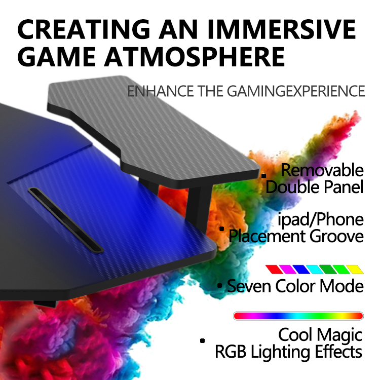 Duże biurko gamingowe E-Sports – Pc Gaming Rgb recenzja i cena