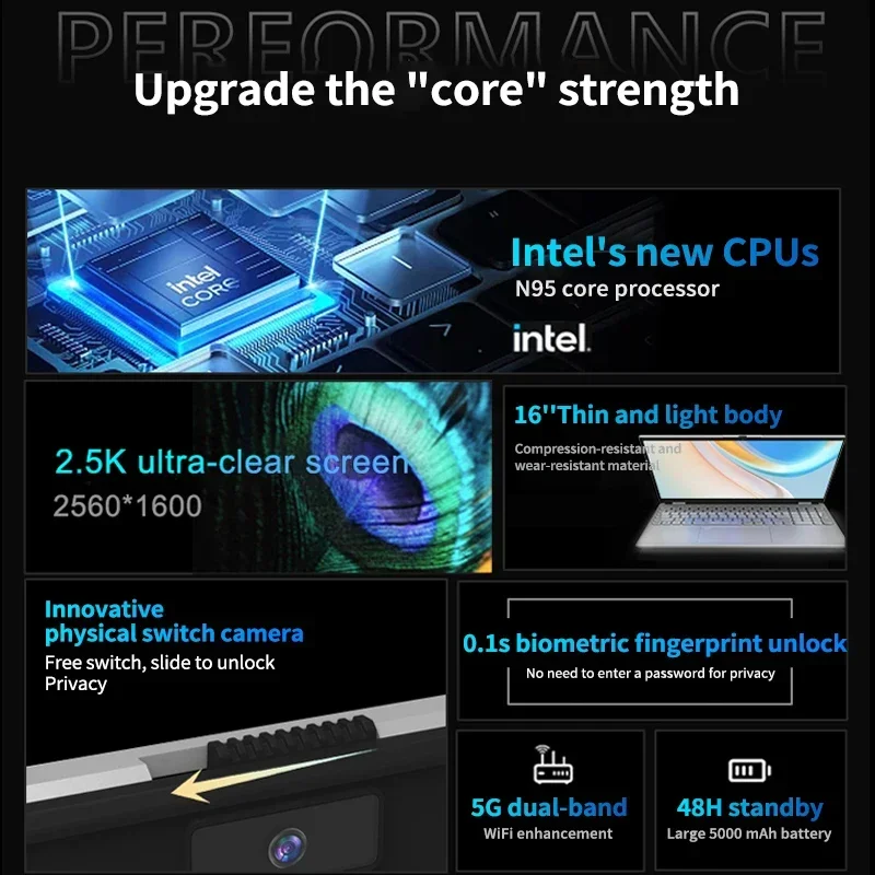 Nowy laptop 16-calowy 2K, ekra – Pc Gaming Portable recenzja i cena