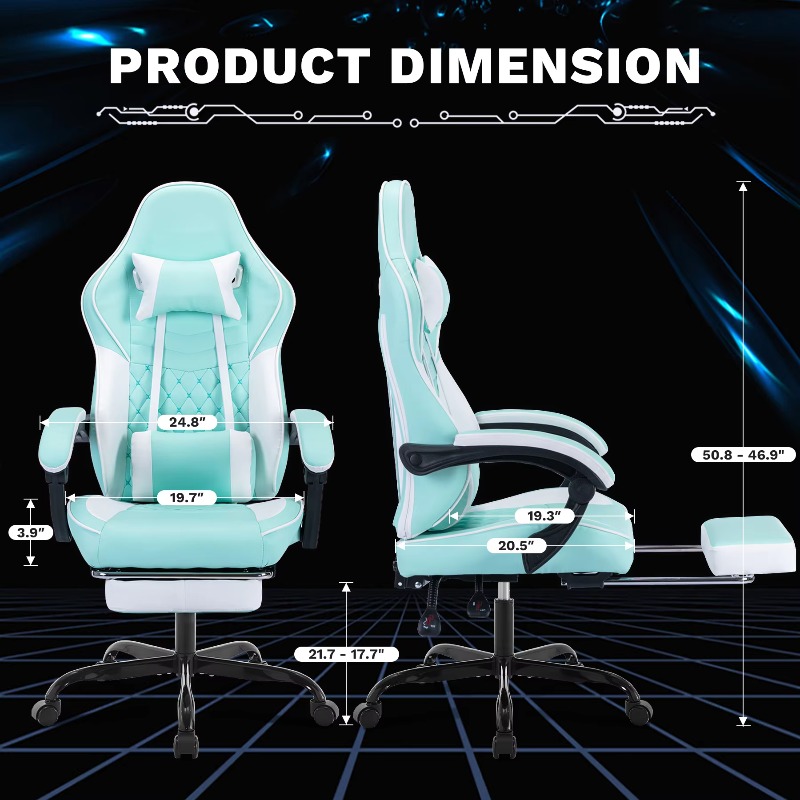Krzesło gamingowe z masażem, e – Pc Gaming Chair recenzja i cena