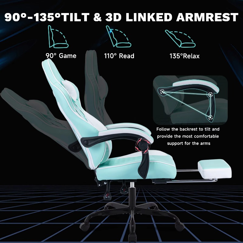 Krzesło gamingowe z masażem, e – Pc Gaming Chair recenzja i cena