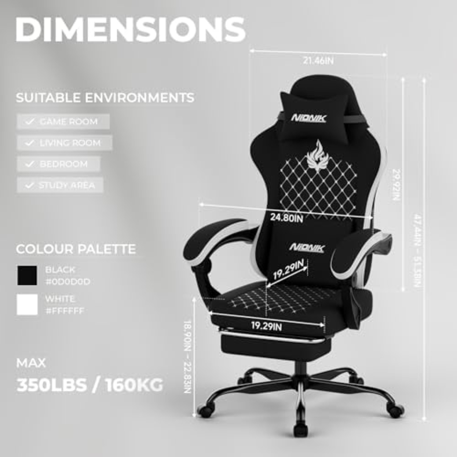 Krzesło gamingowe z funkcją ma – Pc Gaming Chair recenzja i cena