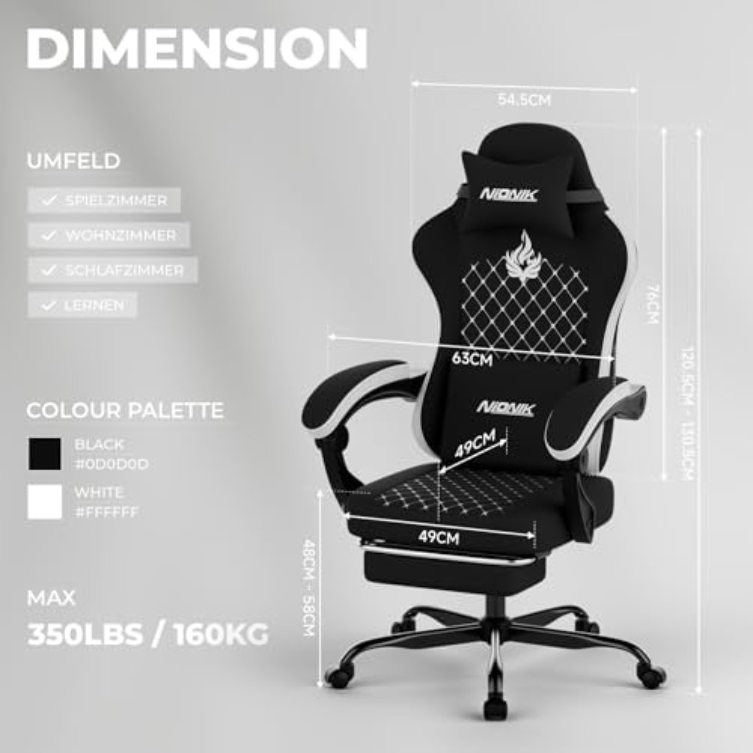 Krzesło gamingowe z funkcją ma – Pc Gaming Chair recenzja i cena
